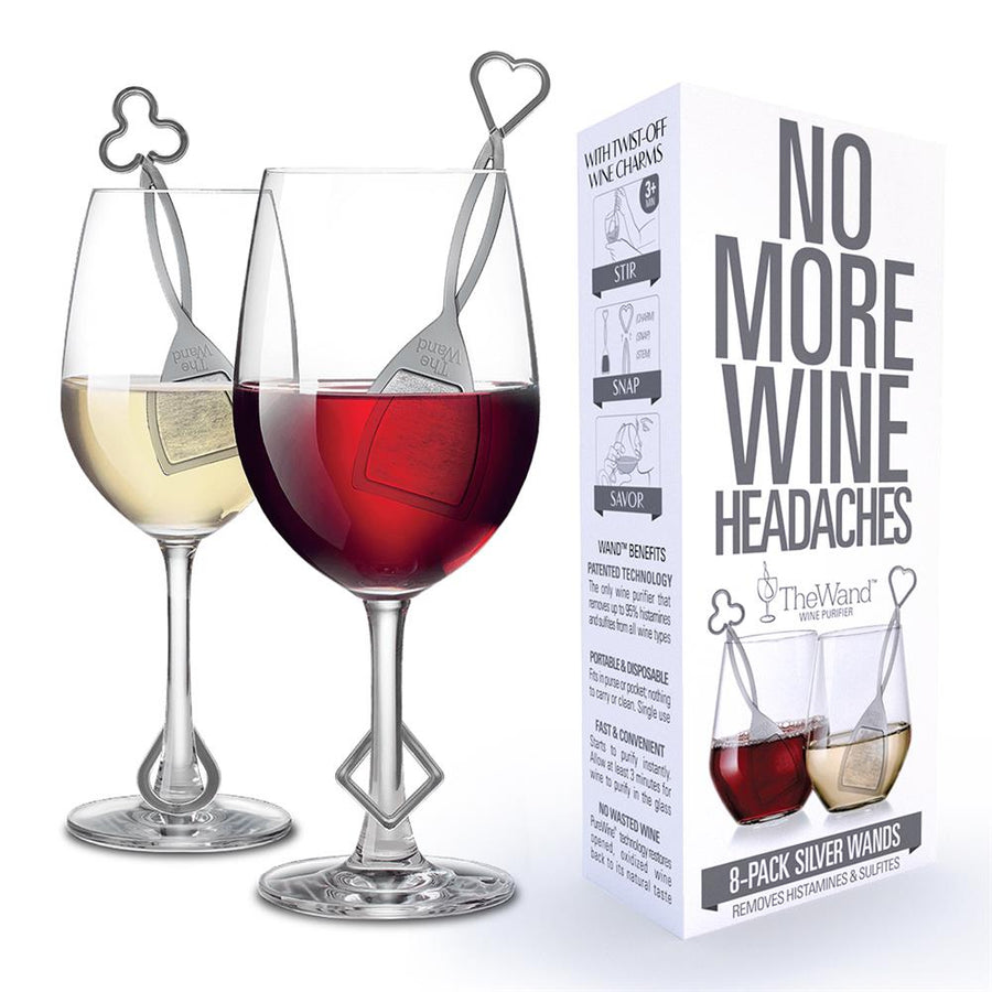 The Wand Wine Purifier - Silver 8-Pack