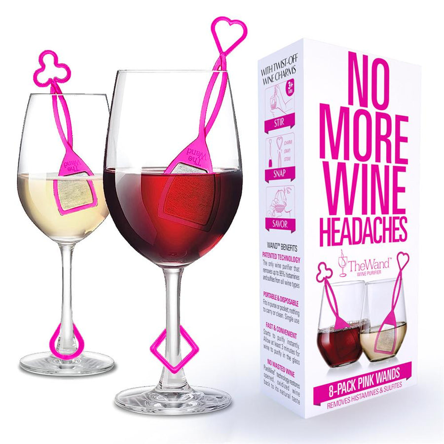 The Wand Wine Purifier - Pink 8-Pack