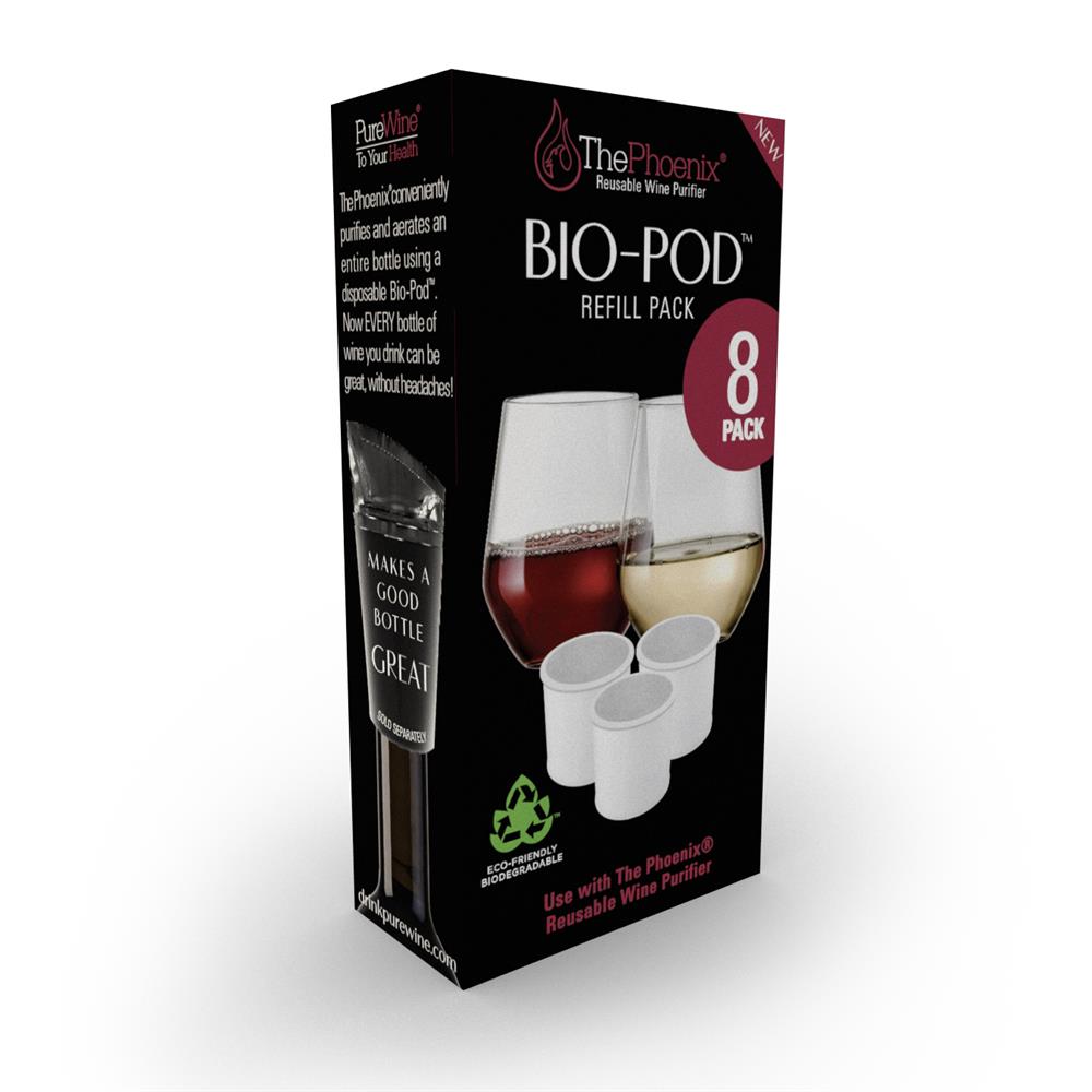 Bio-Pod Wine Purifier Refill 8-Pack