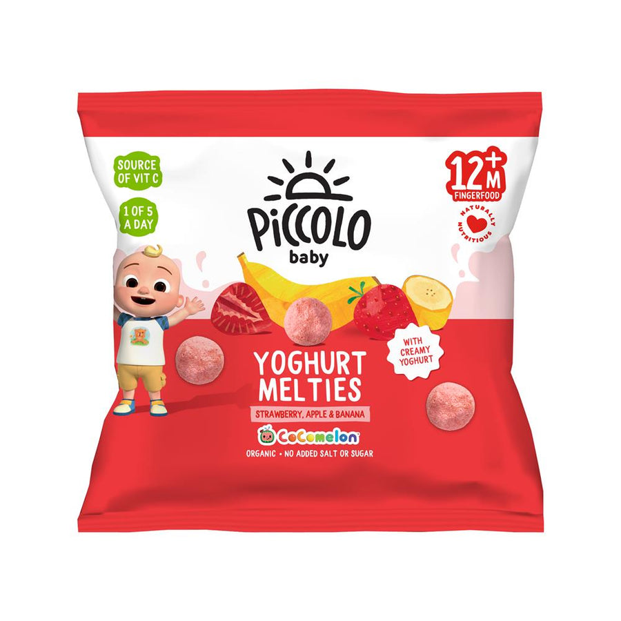 Piccolo Organic Apple Banana Strawberry Yoghurt Melties 6g