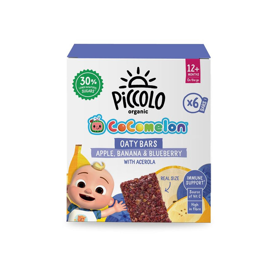Piccolo Organic Apple banana blueberry oaty bar 6 x 23g