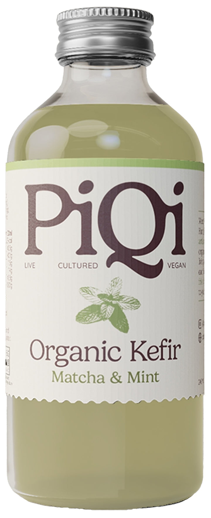 PiQi Organic Matcha Mint Kefir - Fermented 240ml