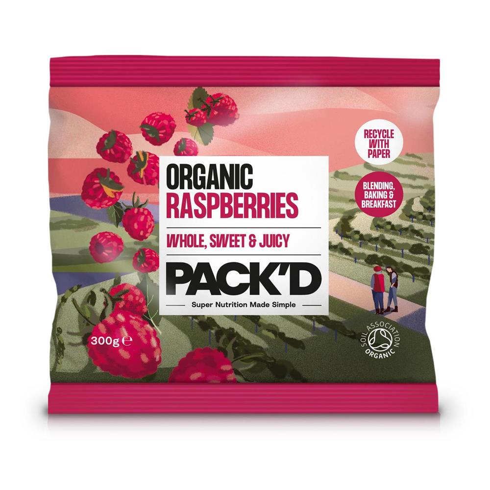Organic Raspberries 300g