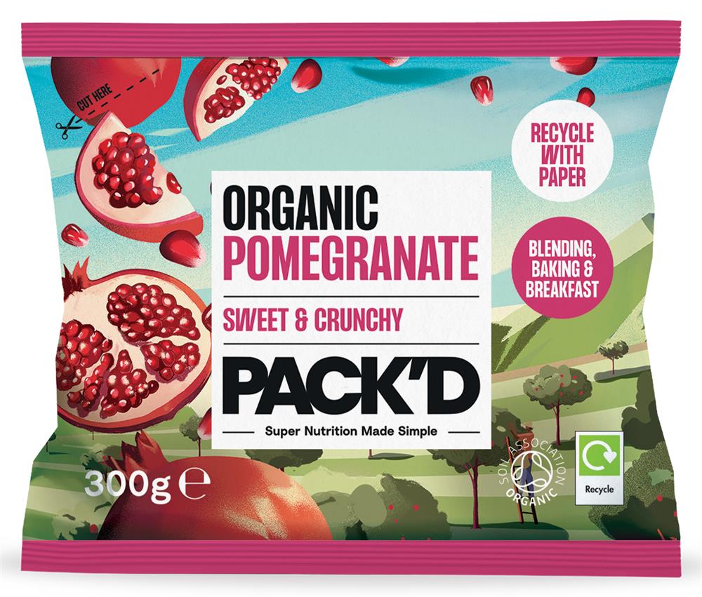 Organic Pomegranate Arils 300g