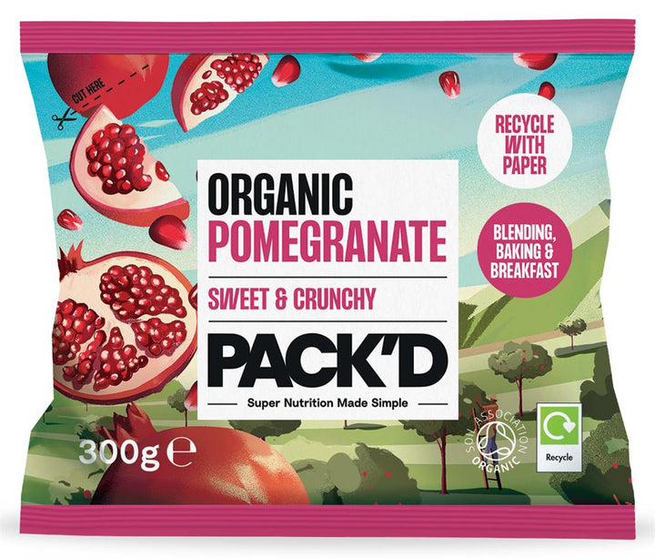 Organic Pomegranate Arils 300g