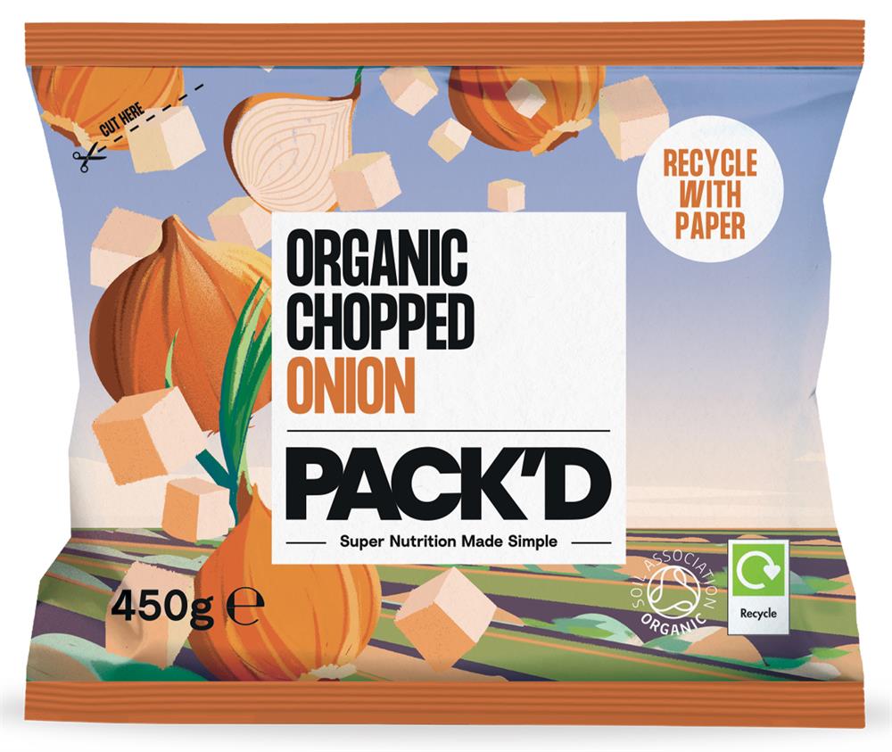 Organic Chopped Onion 450g