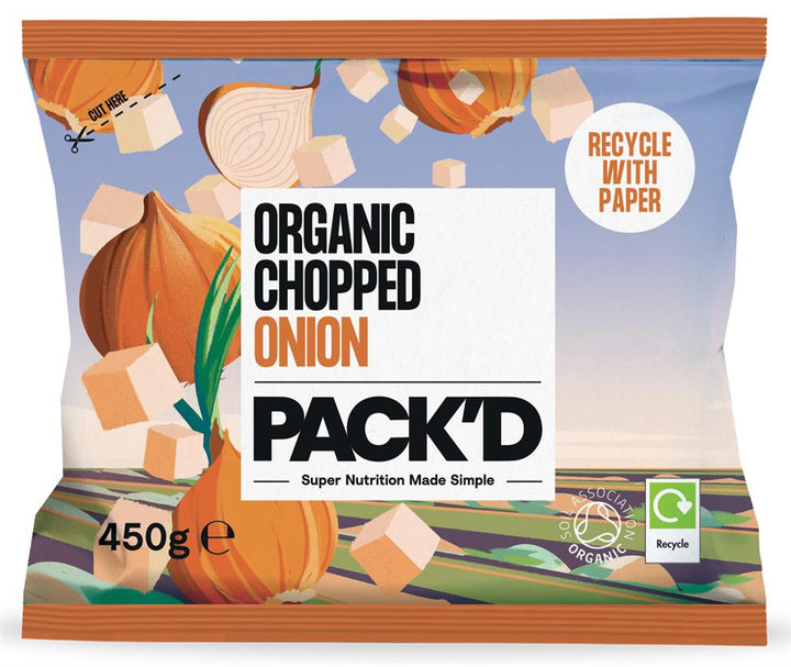 Organic Chopped Onion 450g