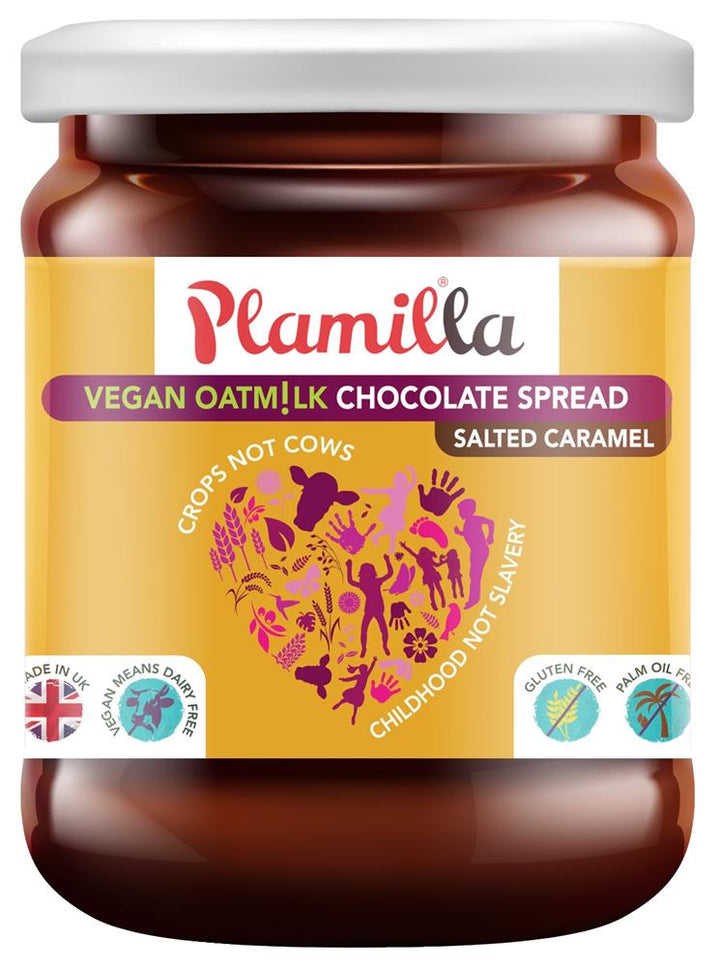 Plamilla Vegan Oat Milk Spread Salted Caramel 275g