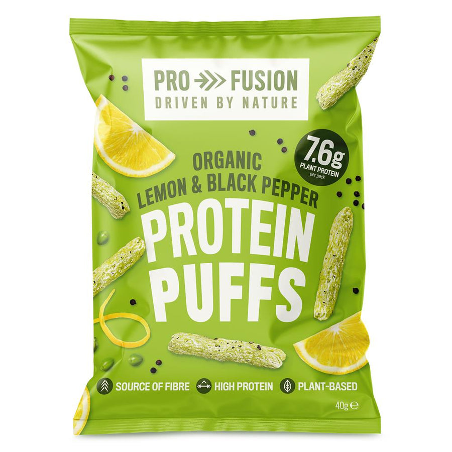 Organic Profusion Puffs- Lemon and Black Pepper 40g