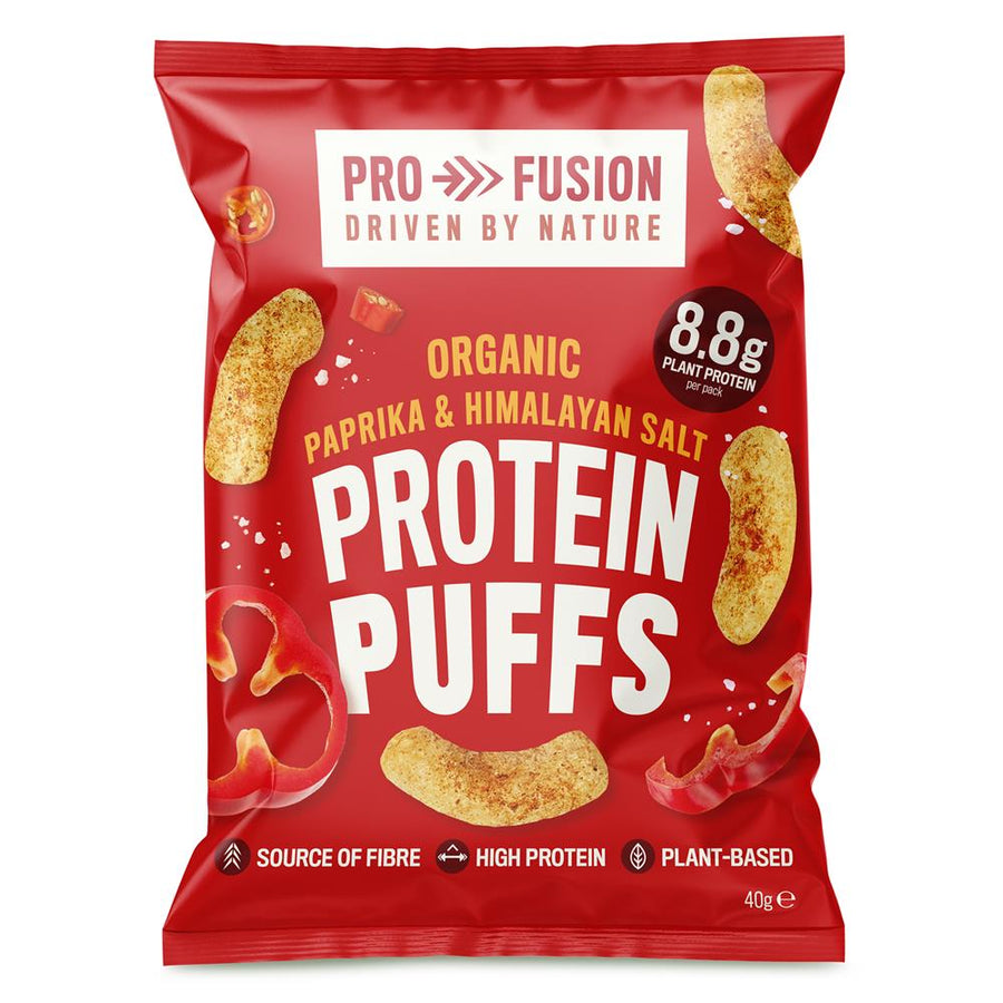 Profusion Organic Protein Puffs Paprika & Himalayan Salt 40g