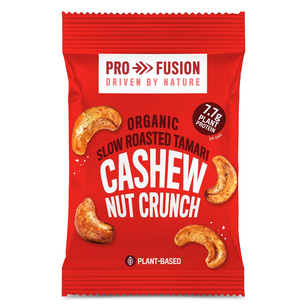 Organic Pro Fusion Tamari Slow Roasted Cashews Nuts 45g