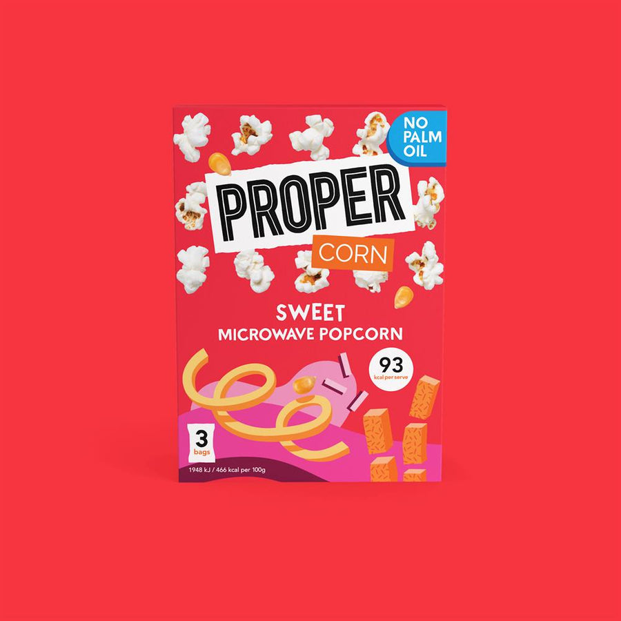 Proper Corn Sweet Microwaveable Popcorn 70g