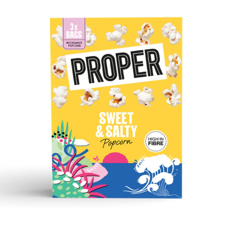 Proper Corn Sweet & Salty Microwave Popcorn 3 X 70g