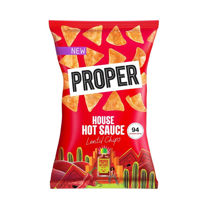 House Hot Sauce Lentil Chips 85g