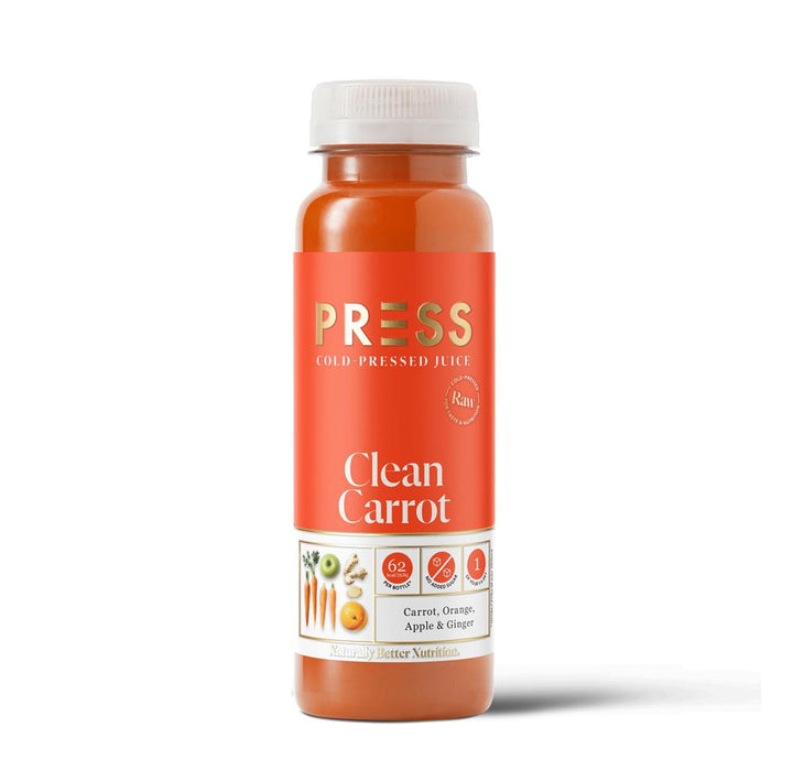 PRESS Healthfoods Cold-Pressed Clean Carrot Juice 250ml