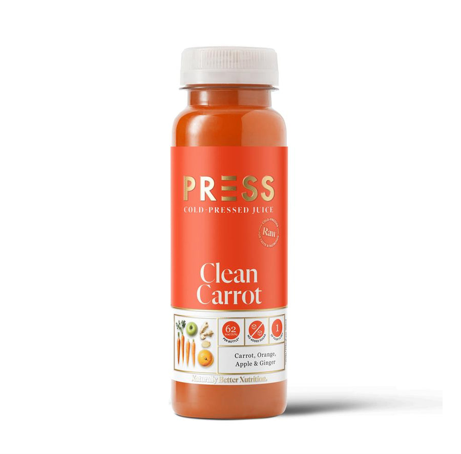 PRESS Healthfoods Cold-Pressed Clean Carrot Juice 250ml