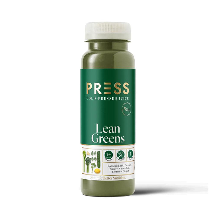 PRESS Healthfoods Cold-Pressed Lean Green Juice 250ml