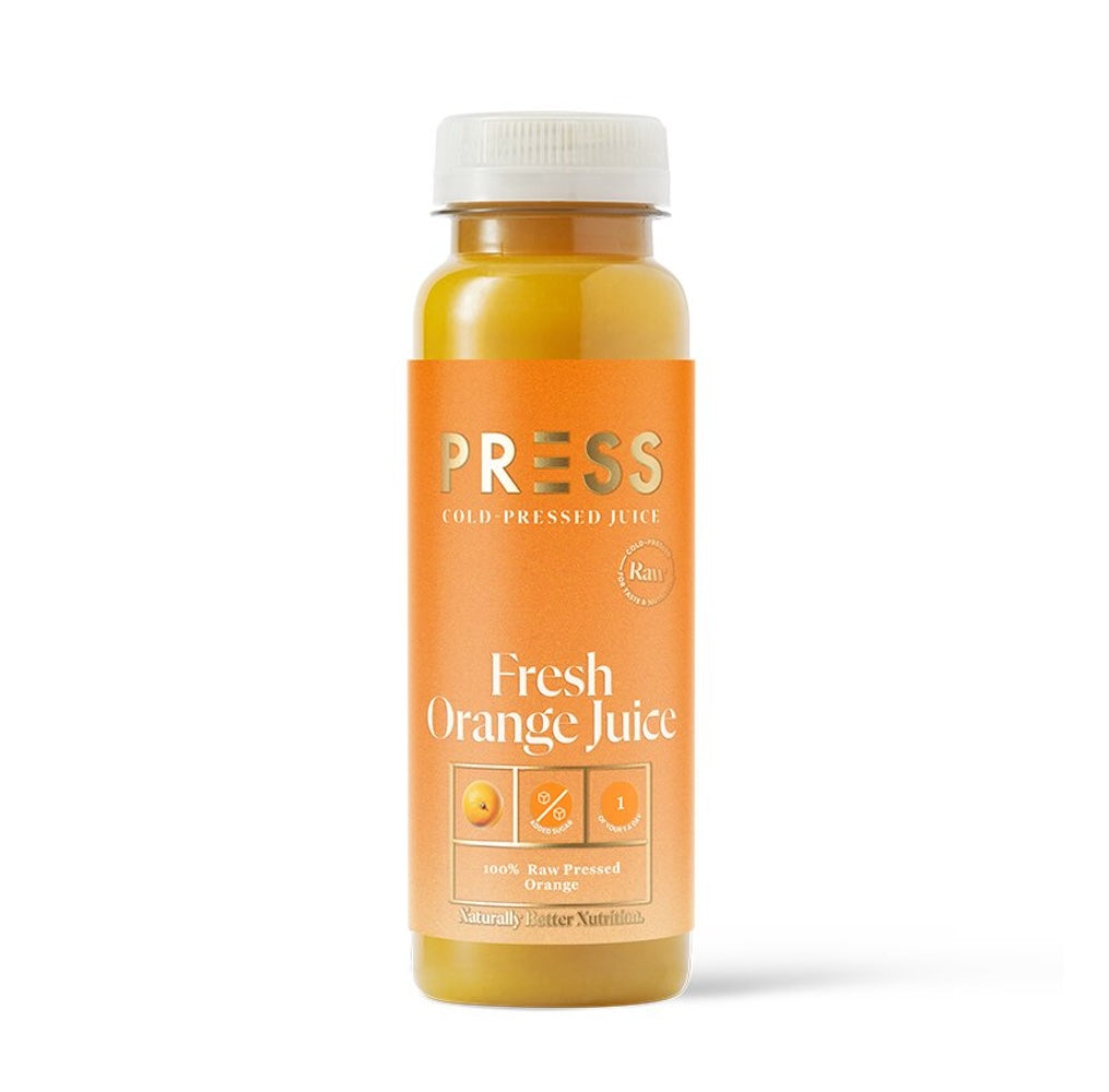 PRESS Healthfoods Cold-Pressed Orange Juice 250ml