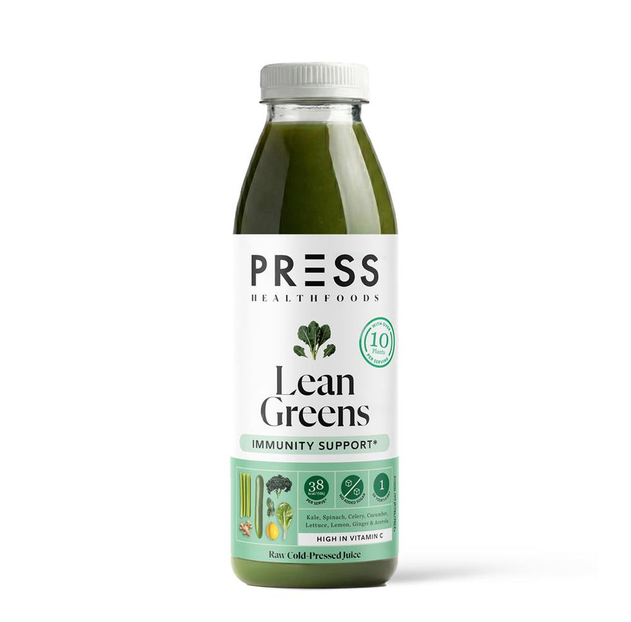 PRESS Healthfoods Cold-Pressed Lean Green Juice 500ml