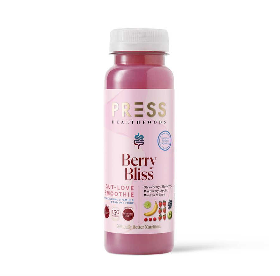 PRESS Healthfoods Berry Bliss Gut Love Smoothie 250ml