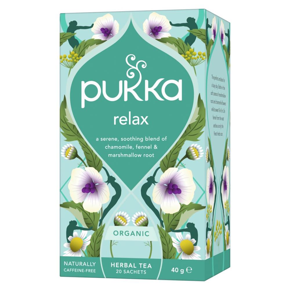 Pukka Org Relax home compostable 20 teabags