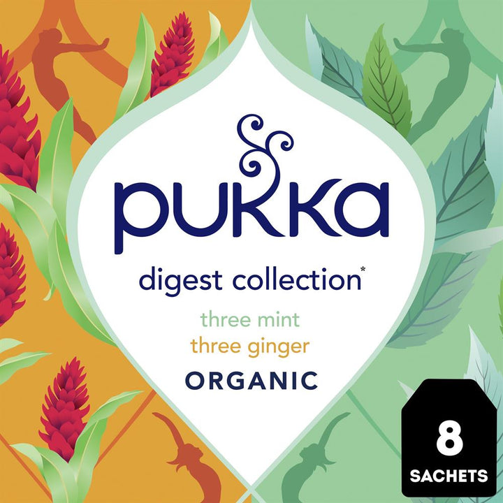 Pukka organic Digest Collection trial pack 8 tea bags