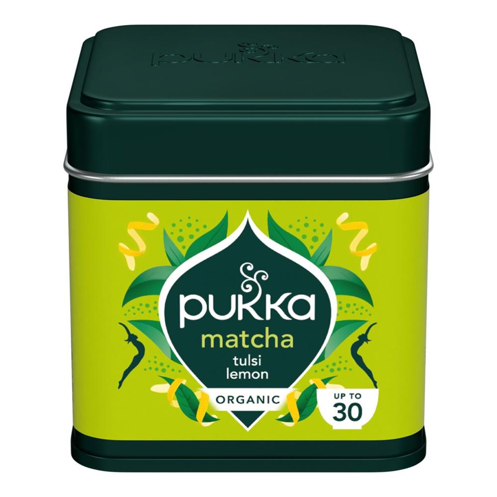 Matcha Tulsi Lemon Ceremonial Grade Green Tea Powder 30g