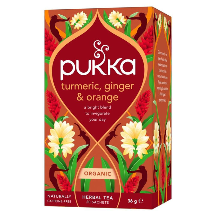 Pukka Organic Turmeric Ginger & Orange Active Tea 20 bag