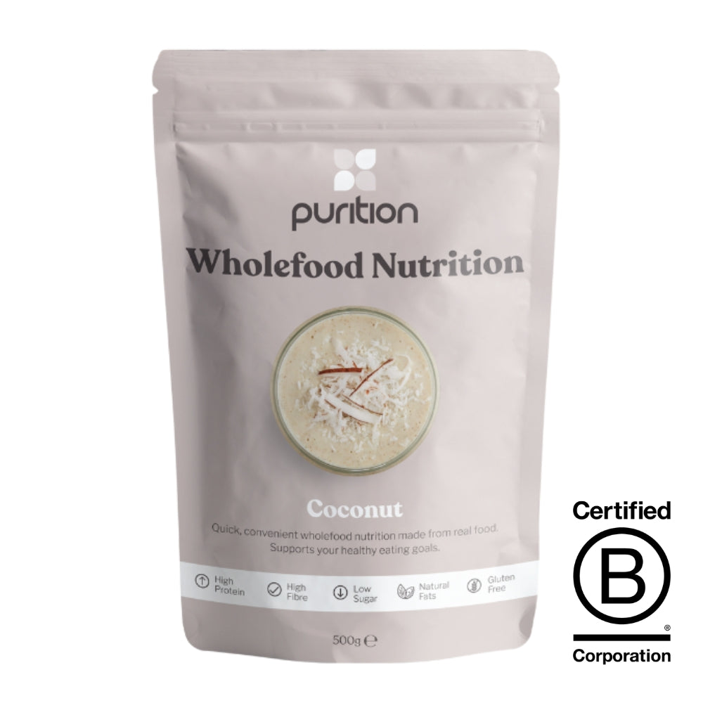 Purition Wholefood Nutrition Coconut - 500g (12 servings)