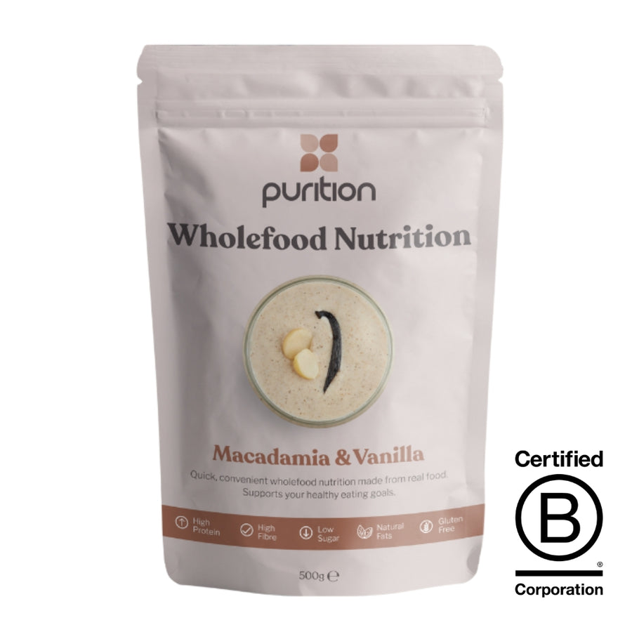 Wholefood Nutrition Macadamia & Vanilla - 500g (12 servings)