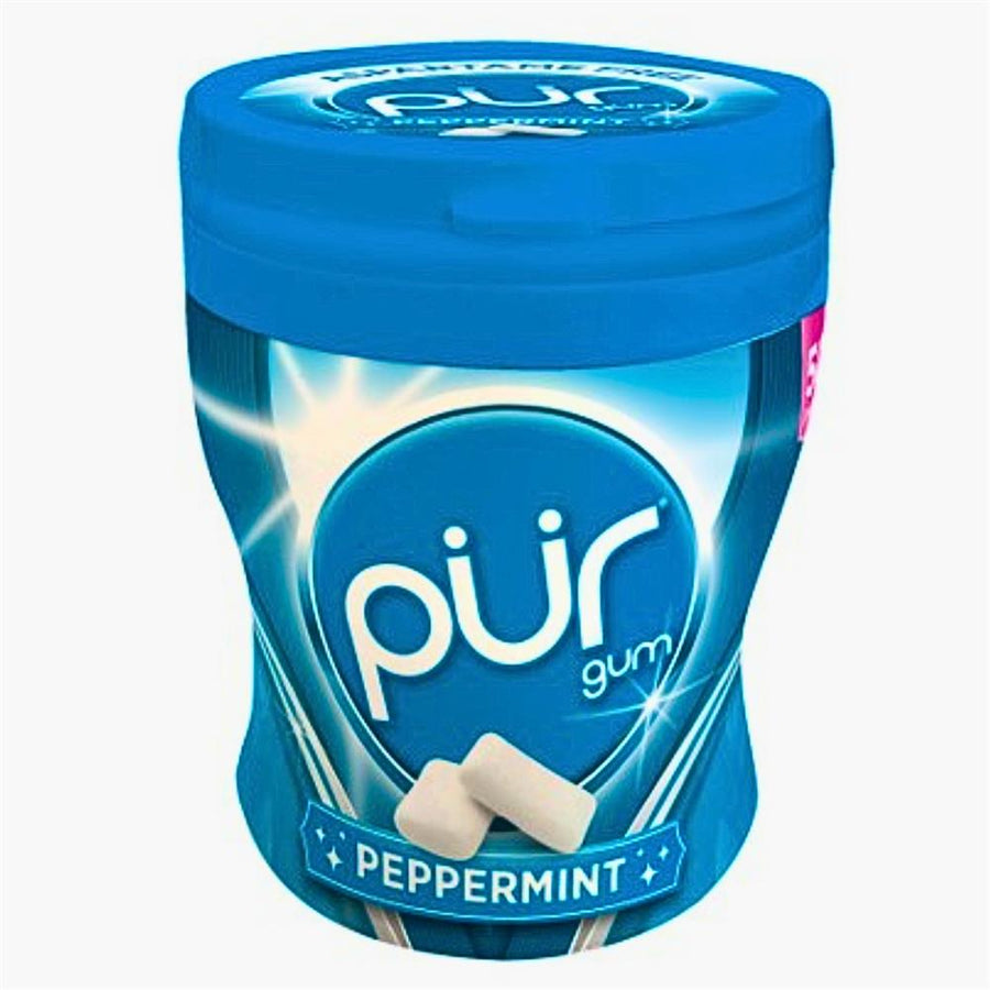 ASPARTAME FREE - PUR Gum Peppermint 70g Shaker Cup