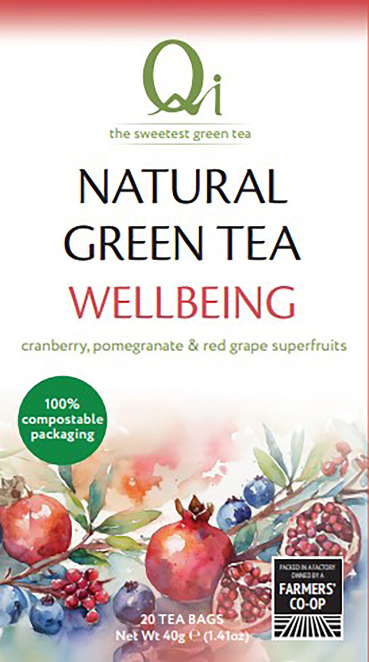 Wellbeing Green Tea 25 Tea bags / 40g