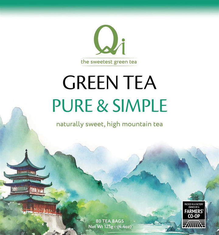 Green Tea Pure and Simple 80 Tea bags / 125g