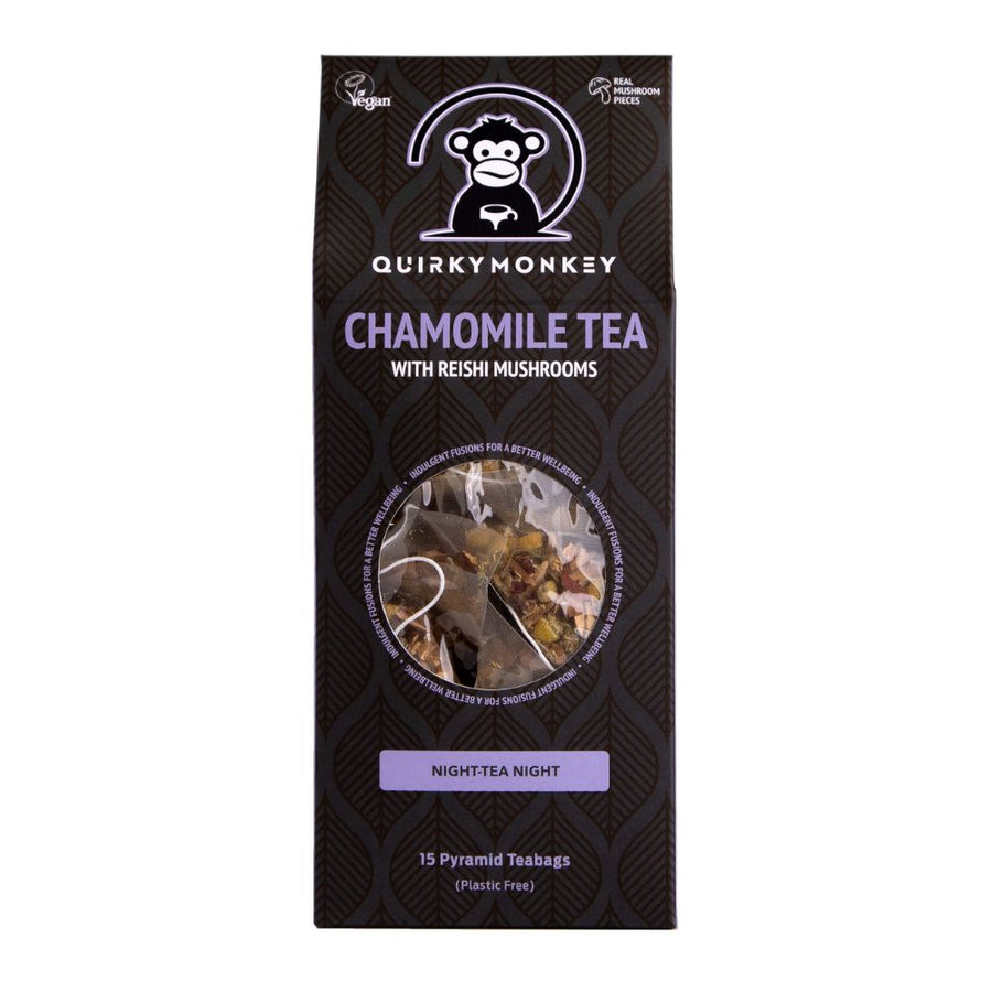 Quirky Monkey Chamomile Tea & Reishi Mushroom 15 Teabags