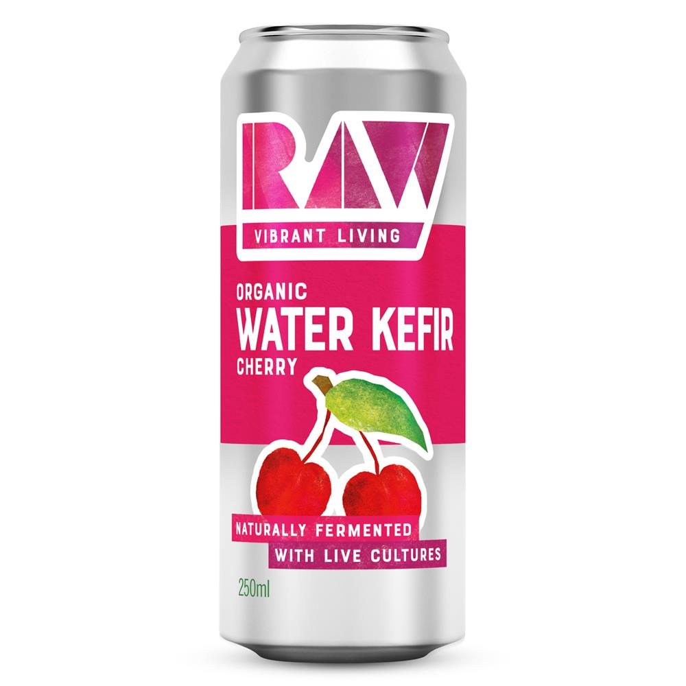 Raw Organic Cherry Water Kefir 250ml