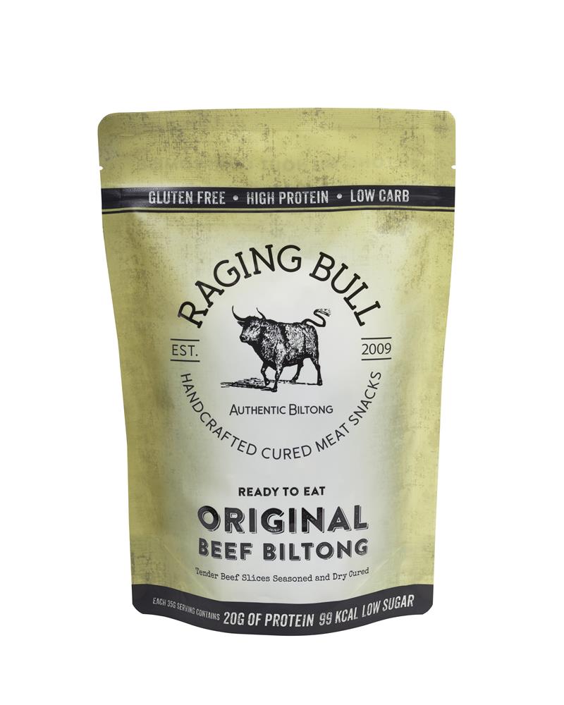 Raging Bull Original Beef Biltong 28g
