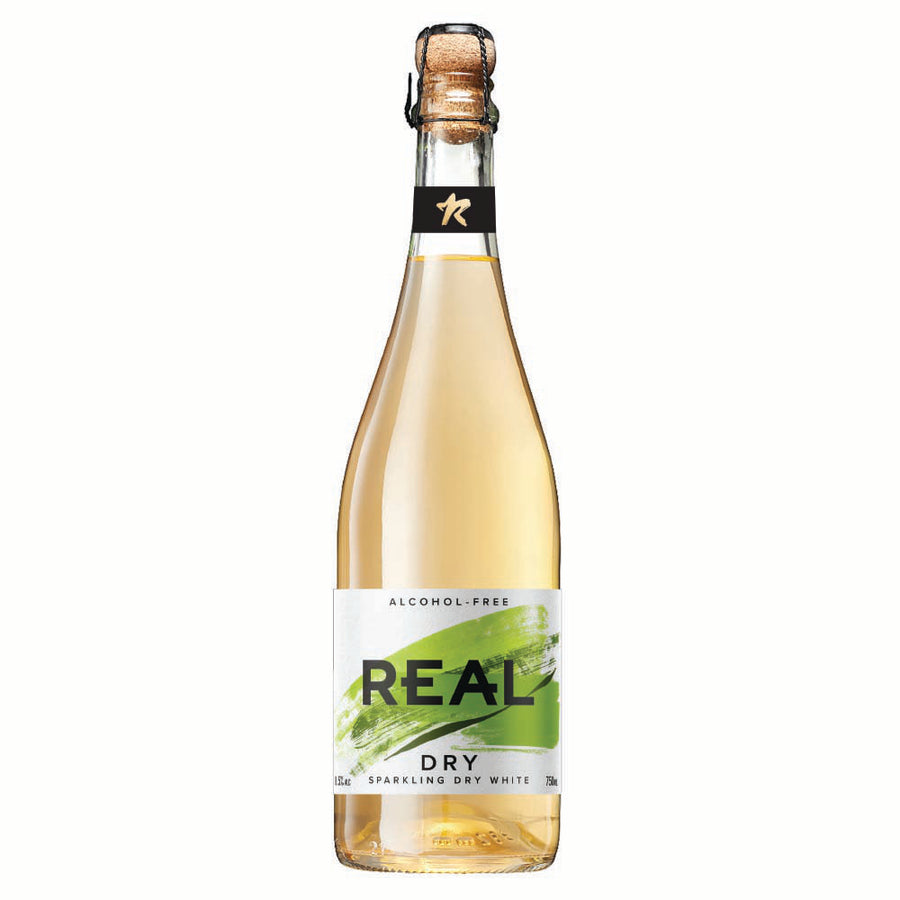 REAL Dry Sparkling Dry White Alcohol Free 75oml