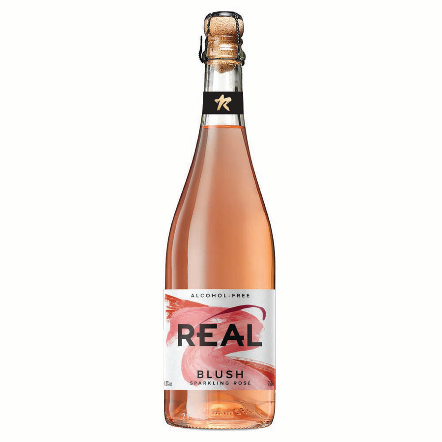 REAL Blush Sparkling Rose Alcohol Free 750ml