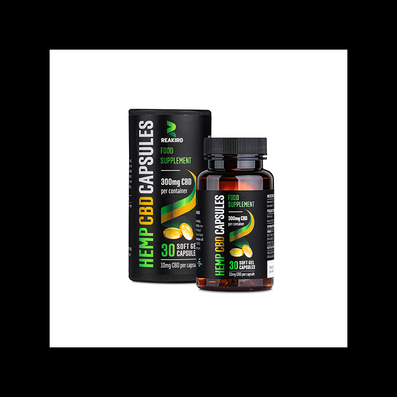 Reakiro 300mg Full Spectrum CBD Soft Gel Capsules - 30 Caps