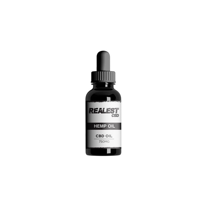Realest CBD 750mg Broad Spectrum CBD Hemp Oil - 30ml (BUY 1 GET 1 FREE)