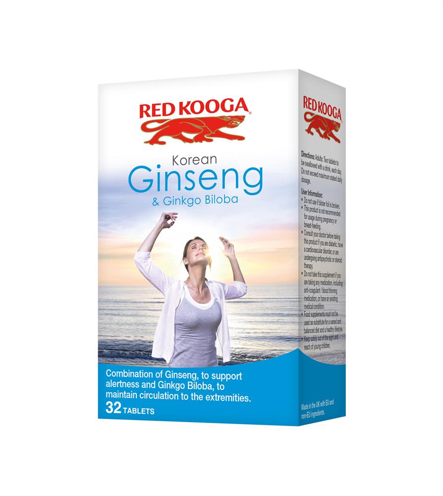 Ginseng & Ginkgo Biloba 32 tablets
