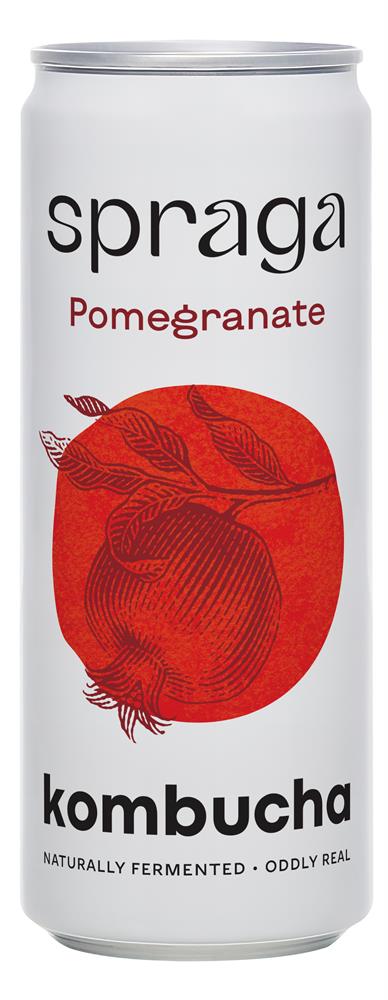 Raw & Organic Kombucha Pomegranate 330ml