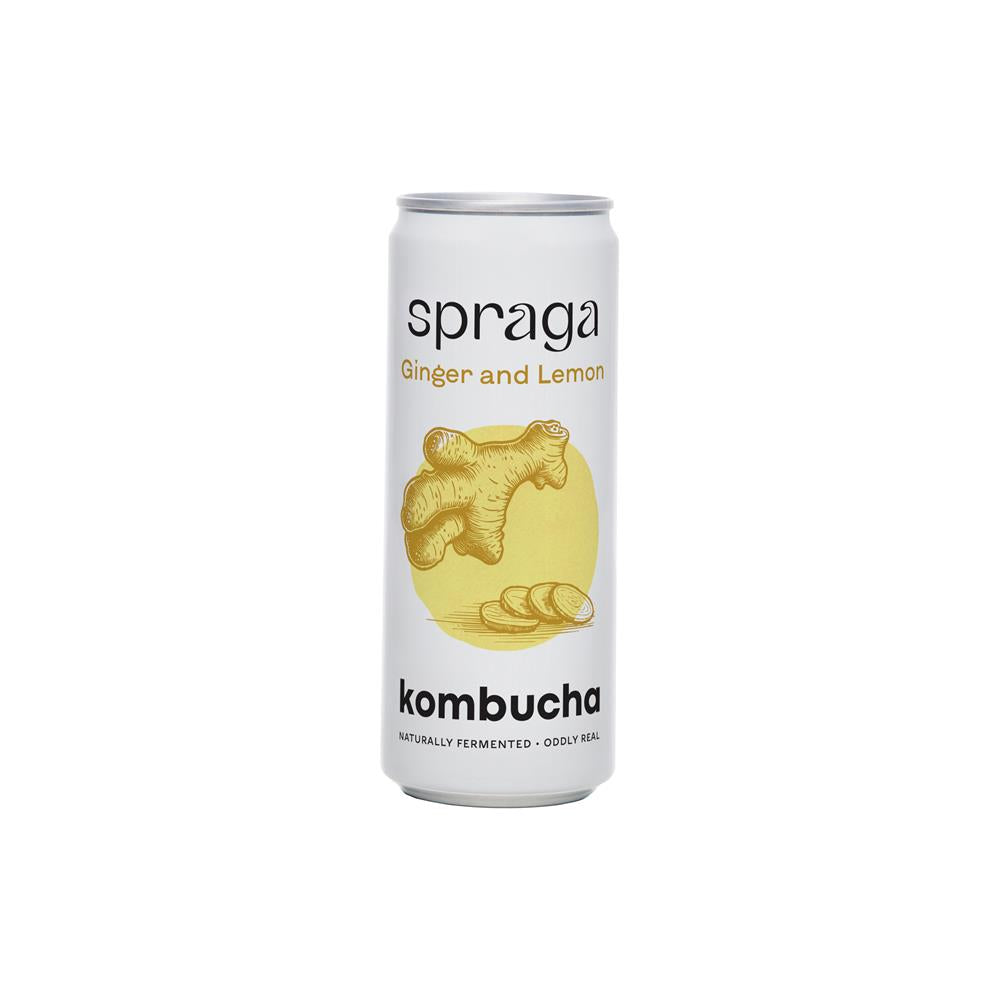 Raw & Organic Kombucha Lemon & Ginger 330ml