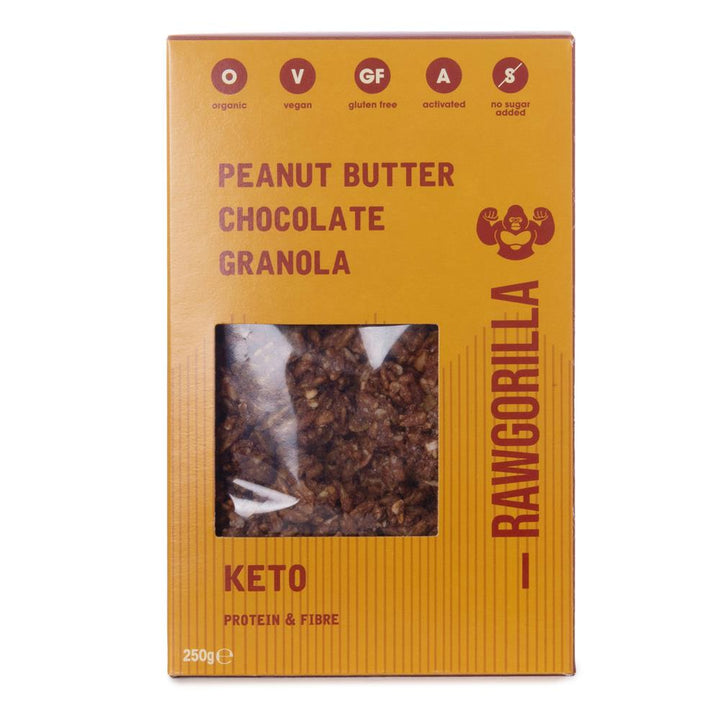 Raw Gorilla KETO Peanut Butter Chocolate Granola 250g