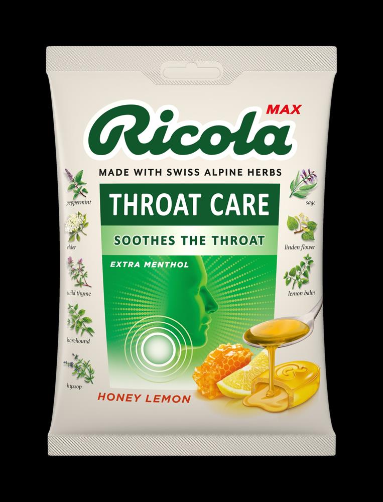 Ricola Honey & Lemon MAX Throat Care Bag 68g