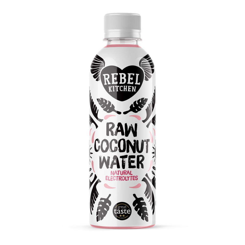 Rebel Kitchen 100% Pure Raw Coconut Water 330ml - Non-Organic