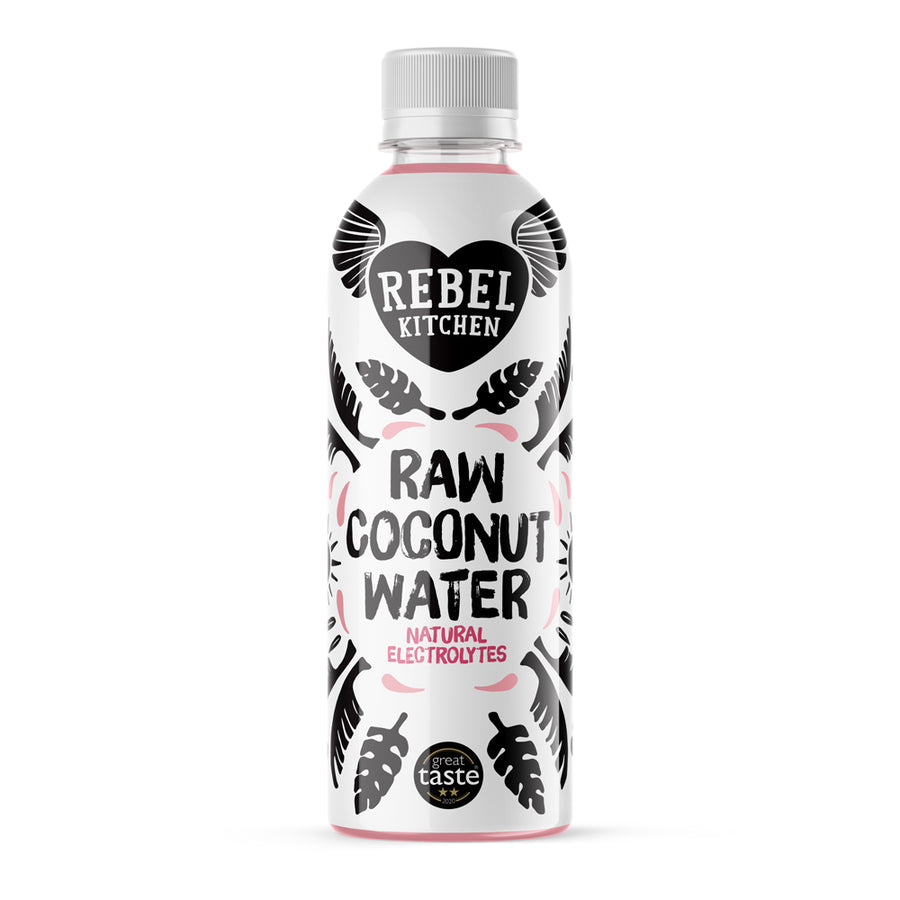 Rebel Kitchen 100% Pure Raw Coconut Water 330ml - Non-Organic