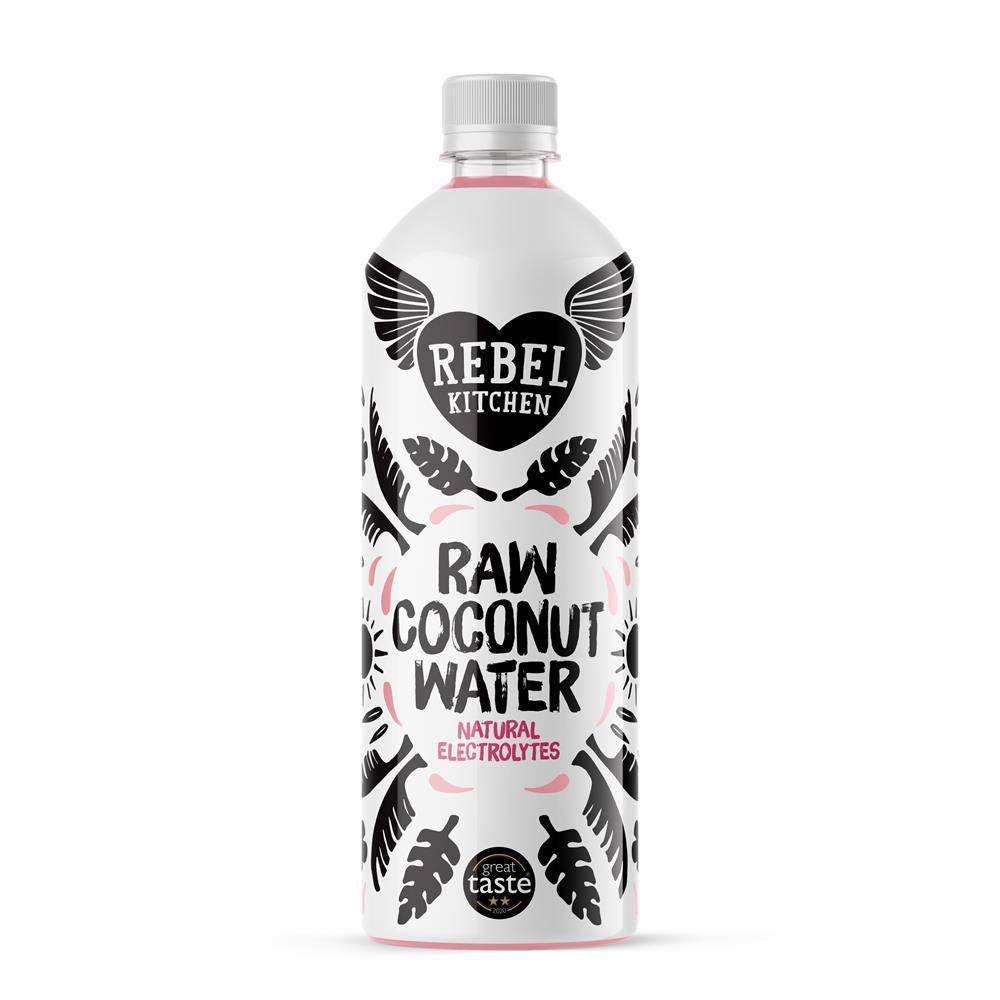 Rebel Kitchen 100% Pure Raw Coconut Water 750ml - Non Organic