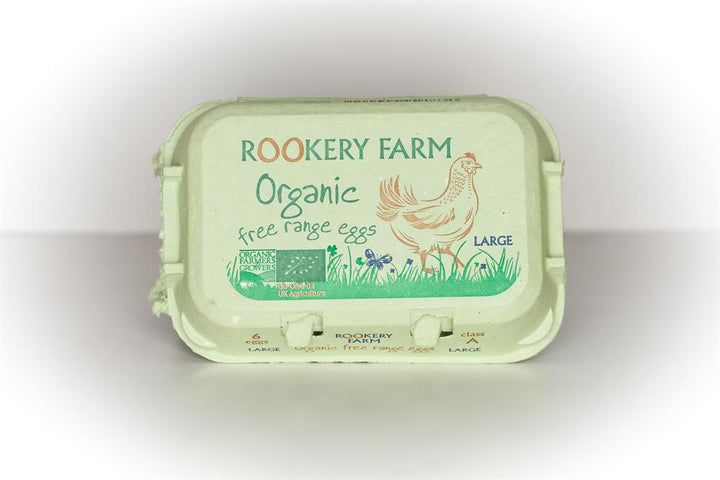 6 Large Organic Free Range Eggs (Van & Pallet orders only)