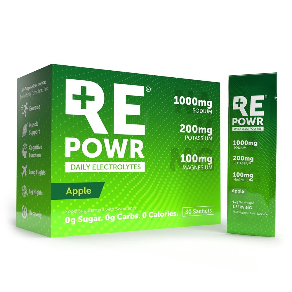 REPOWR Apple 30's | Clean Electrolytes For Healthy People